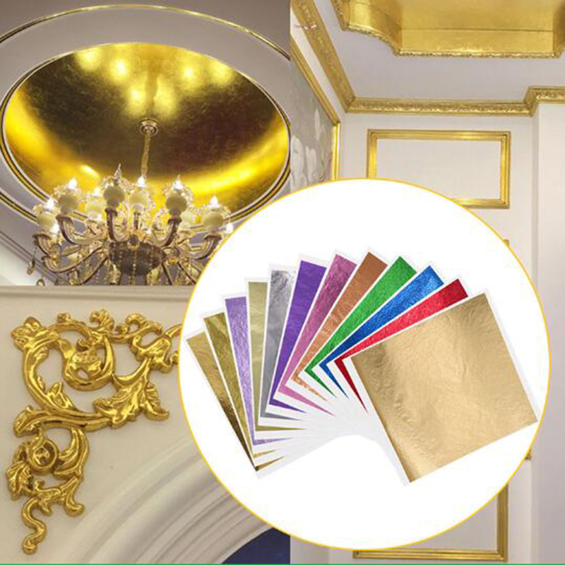 Art Craft Birthday Party - 1000 adet/paket mavi yaprak yaprak altın