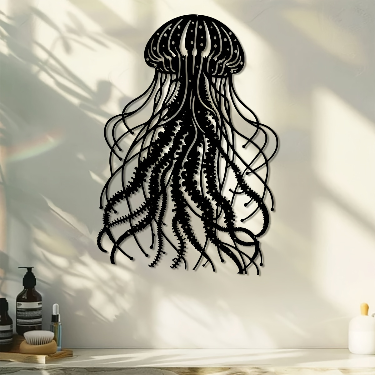 Art Craft Jellyfish - CIFBUY Metal Duvar Sanatı Denizanası Heykel
