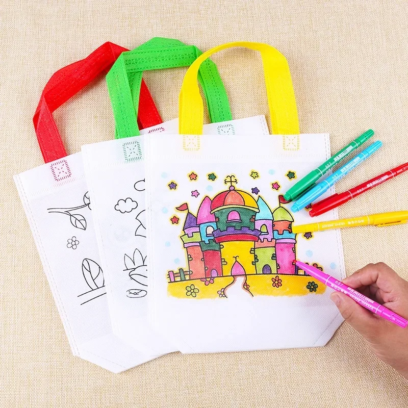 Art Craft Notebook - 1-10 adet Setleri DIY Graffiti Çanta