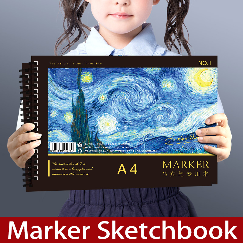 Copic Marker Sketch - 60 Sayfa A4 Bobinli Eskiz Defteri,