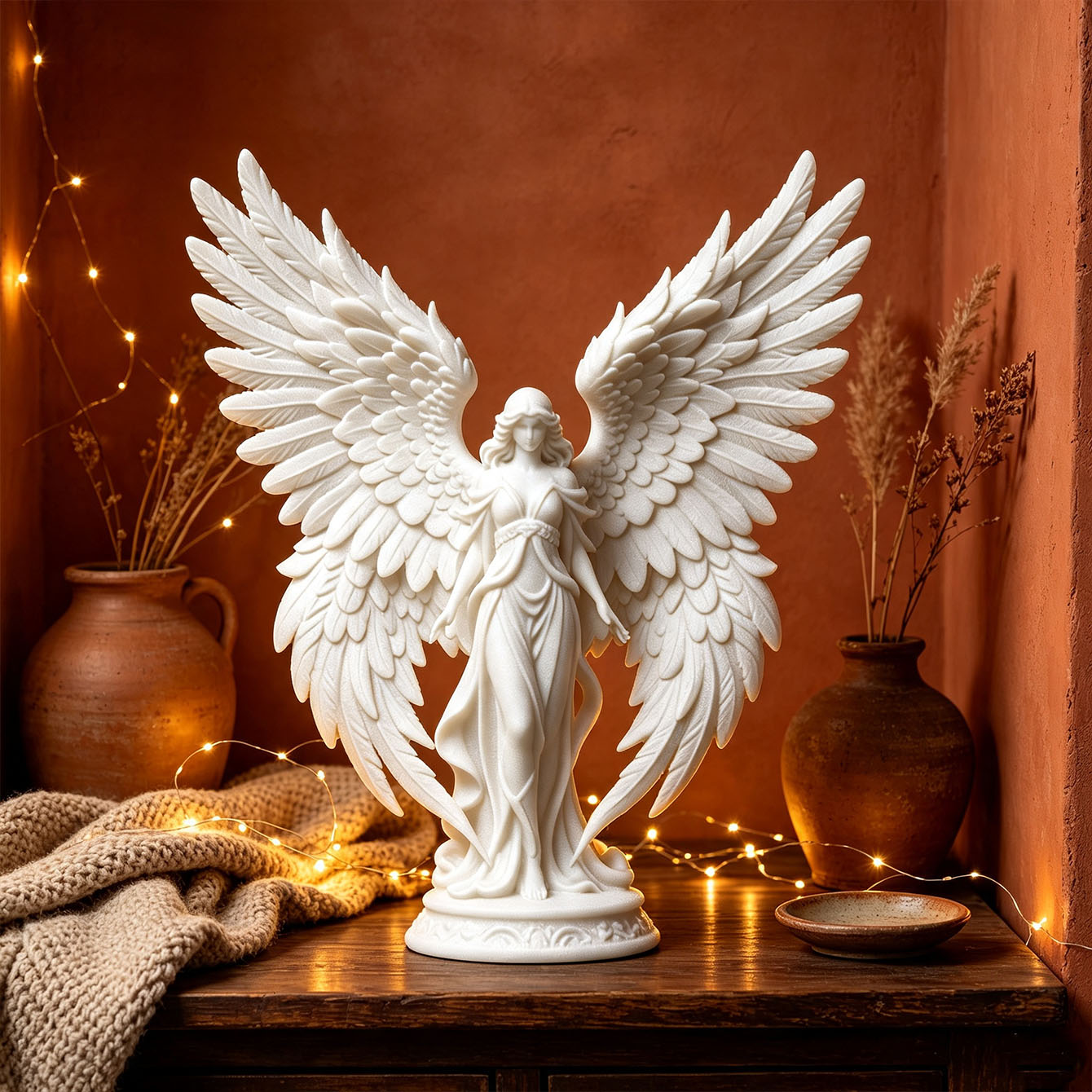 Light Art And Craft - Hafif Lüks 3D Baskılı Melek Tanrıça