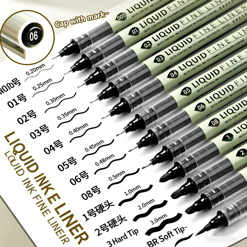 12 Tibs Siyah Kalem İnce Uçlu  - Copic Marker Sketch incelemesi ve fiyatı