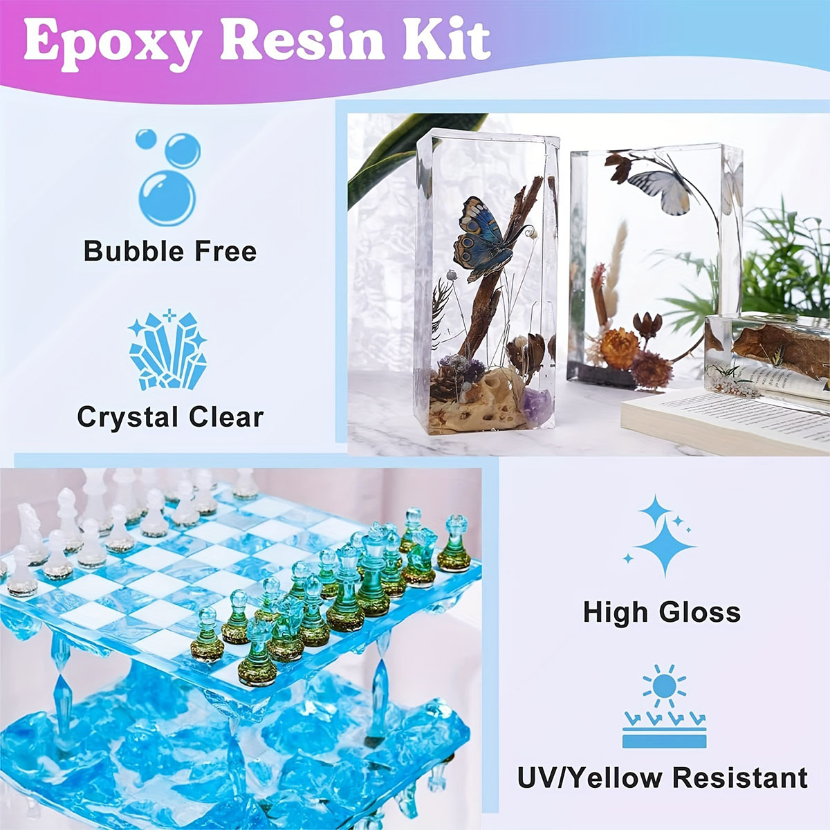 125ml/250ml Kristal Berraklığı - Resin Casting Mold incelemesi ve fiyatı