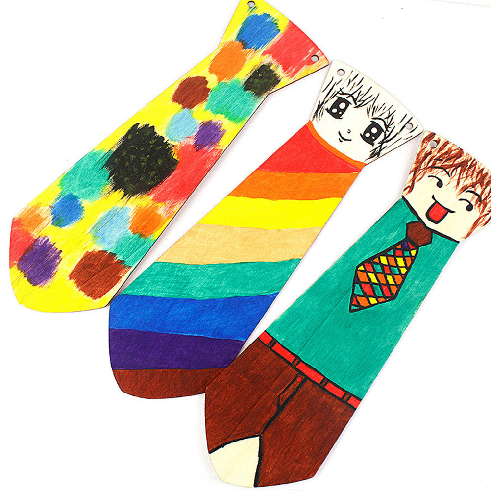 5 adet ahşap kravat babalar gü - Art And Craft For Father'S Day incelemesi ve fiyatı