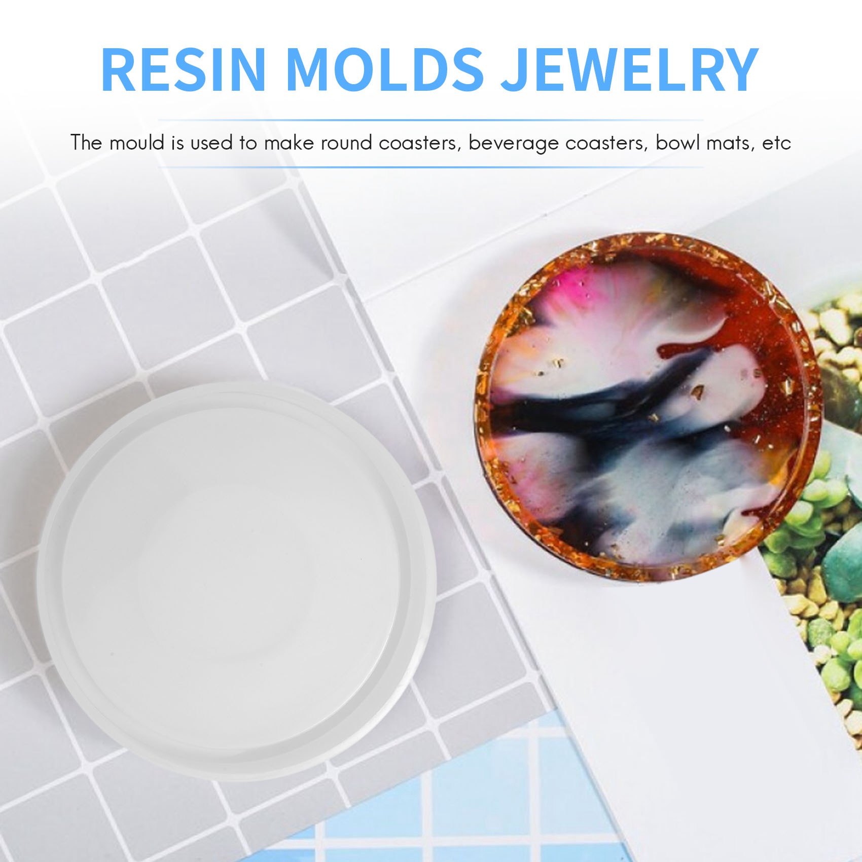 ABQR 4'lü Büyük Diy Yuvarlak B - Resin Casting Mold incelemesi ve fiyatı