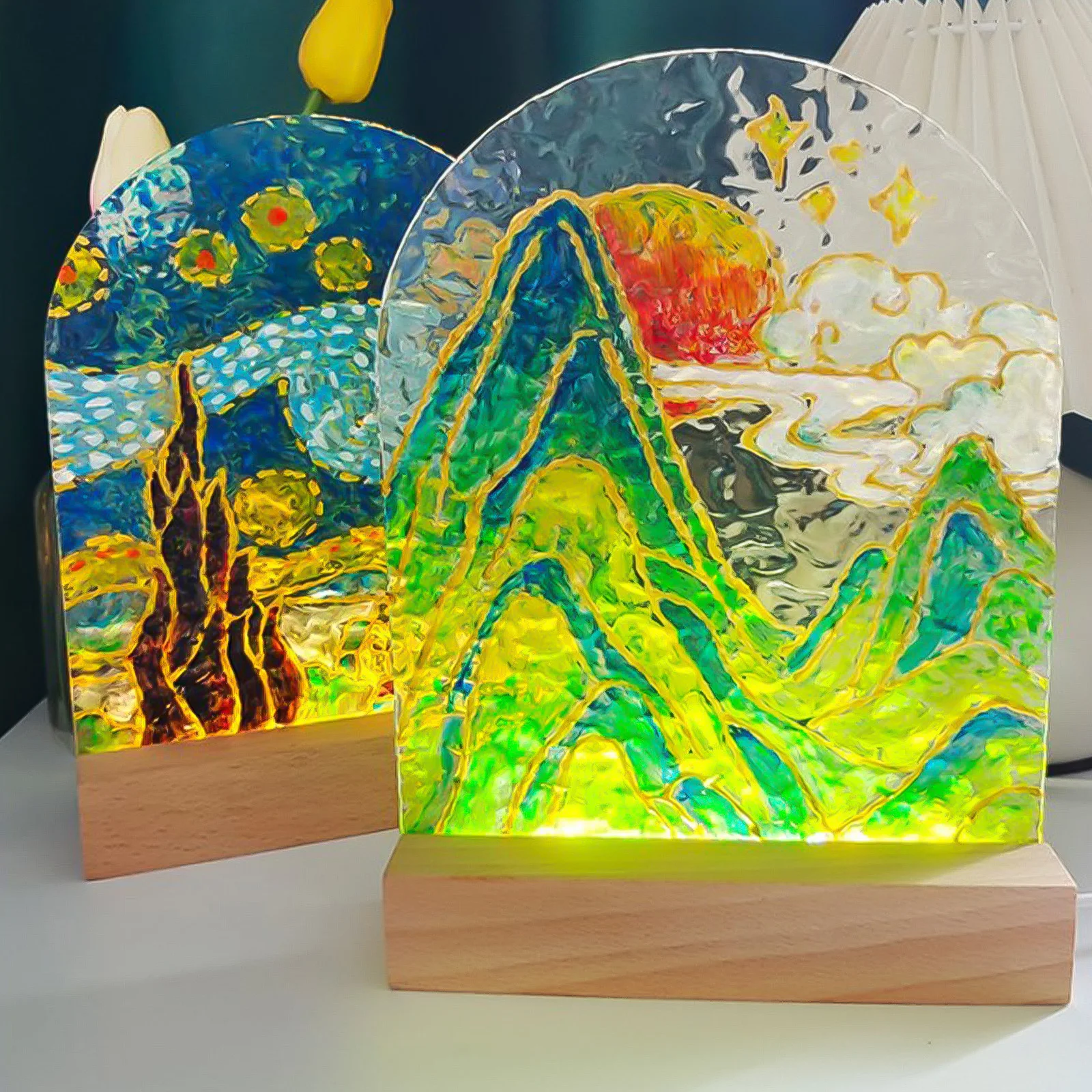 1-10 adet LED Ahşap Işık Ekran - Light Art And Craft incelemesi ve fiyatı