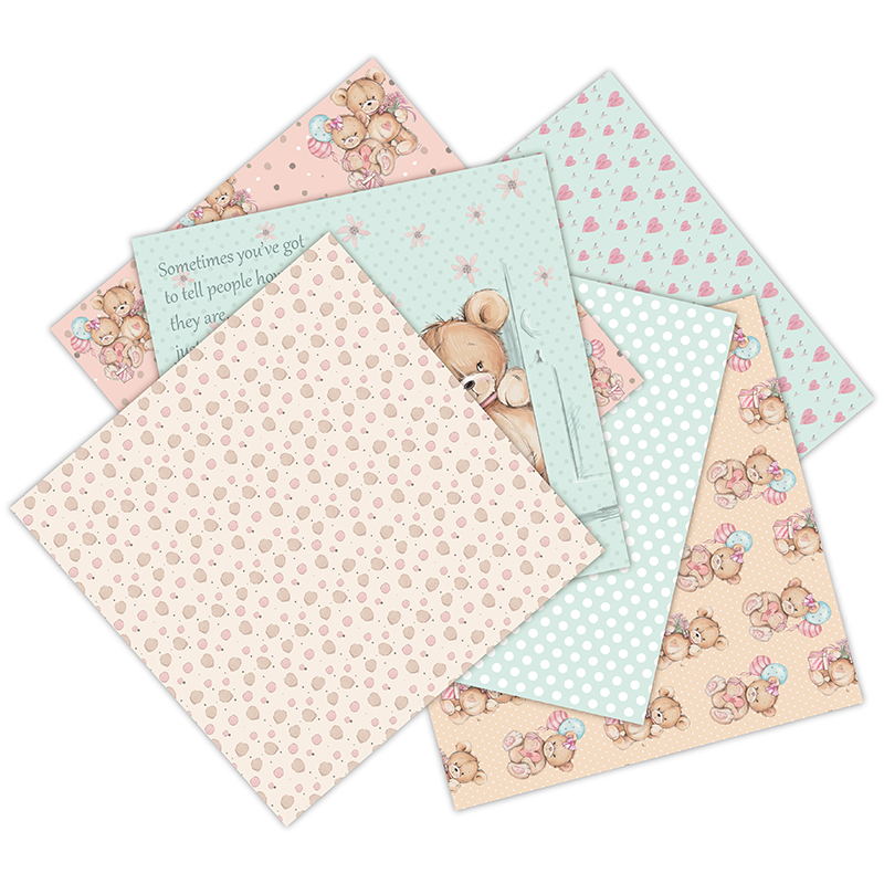 12 levhalar küçük ayı Scrapboo - Art Craft Birthday Party incelemesi ve fiyatı