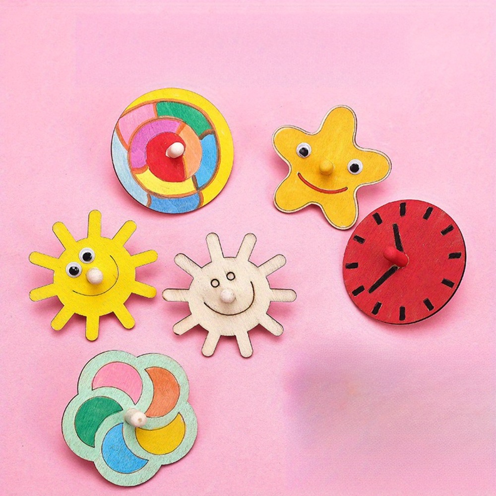 16 Parça Ahşap Dönen Topaç Yap - Art Craft Ideas For Kids incelemesi ve fiyatı