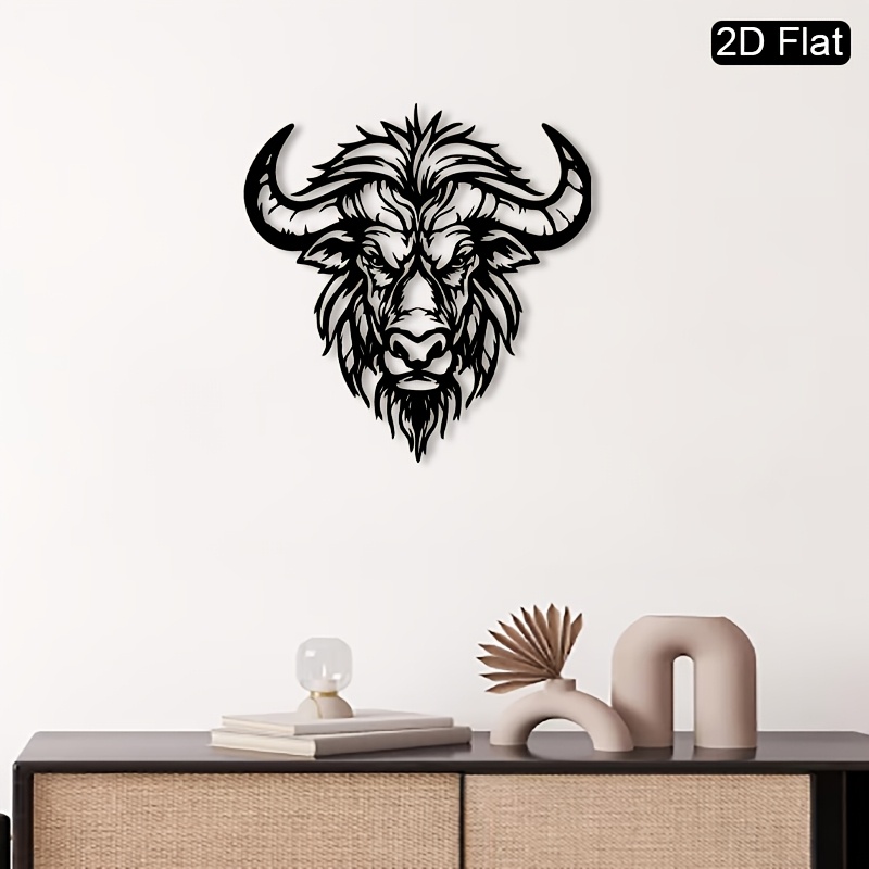1 adet Metal manda kafası duva - Art And Craft For Father'S Day incelemesi ve fiyatı