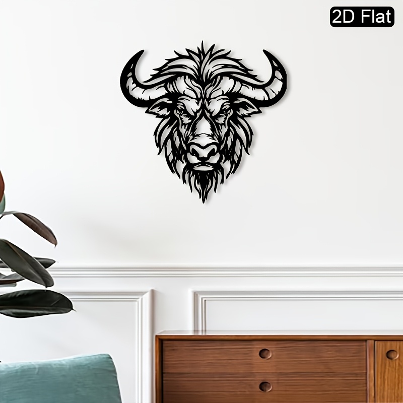 1 adet Metal manda kafası duva - Art And Craft For Father'S Day incelemesi ve fiyatı