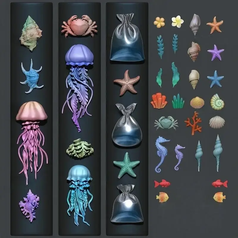 3D Okyanus Serisi Silikon Deni - Art Craft Jellyfish incelemesi ve fiyatı