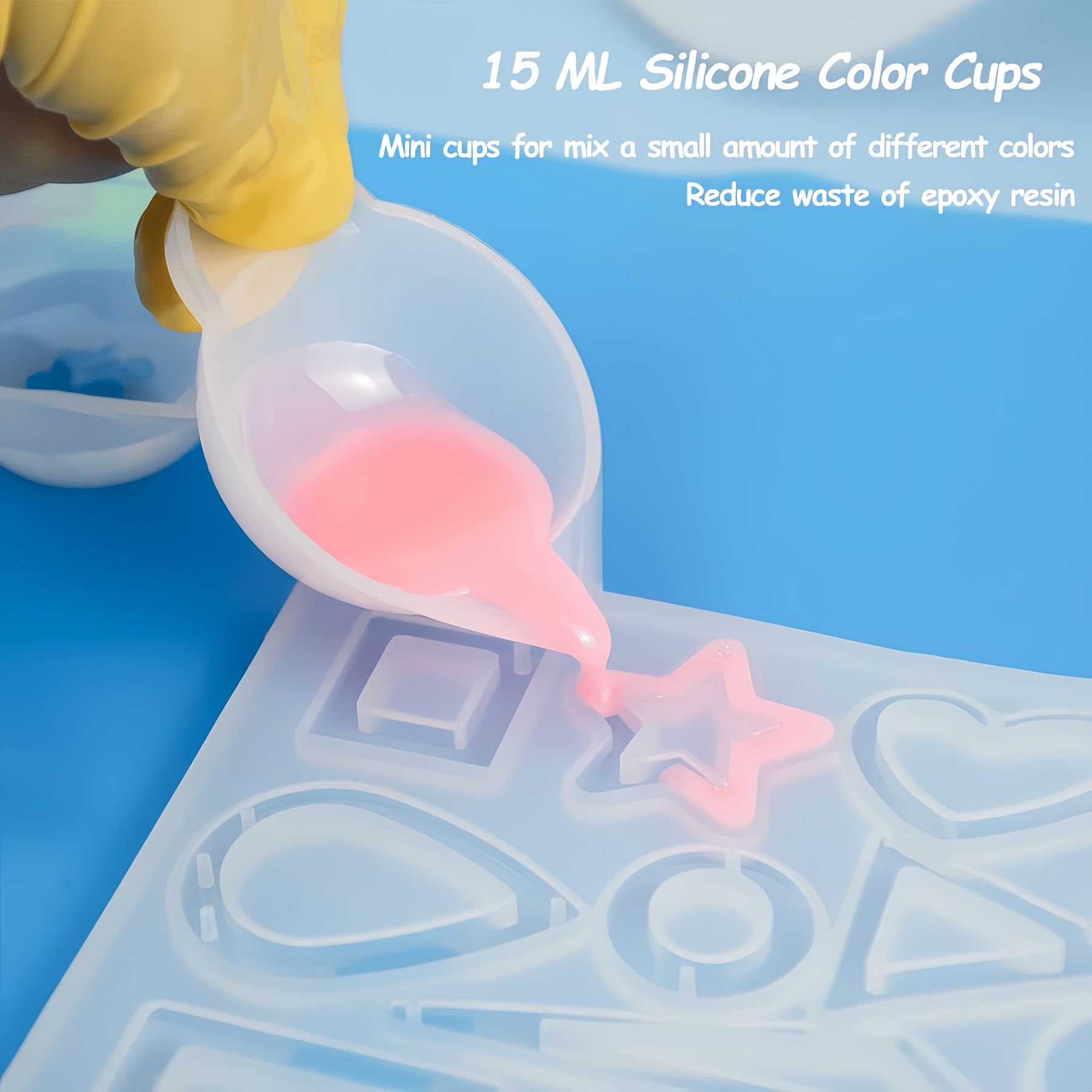 21 adet/takım Silikon Reçine D - Resin Casting Mold incelemesi ve fiyatı