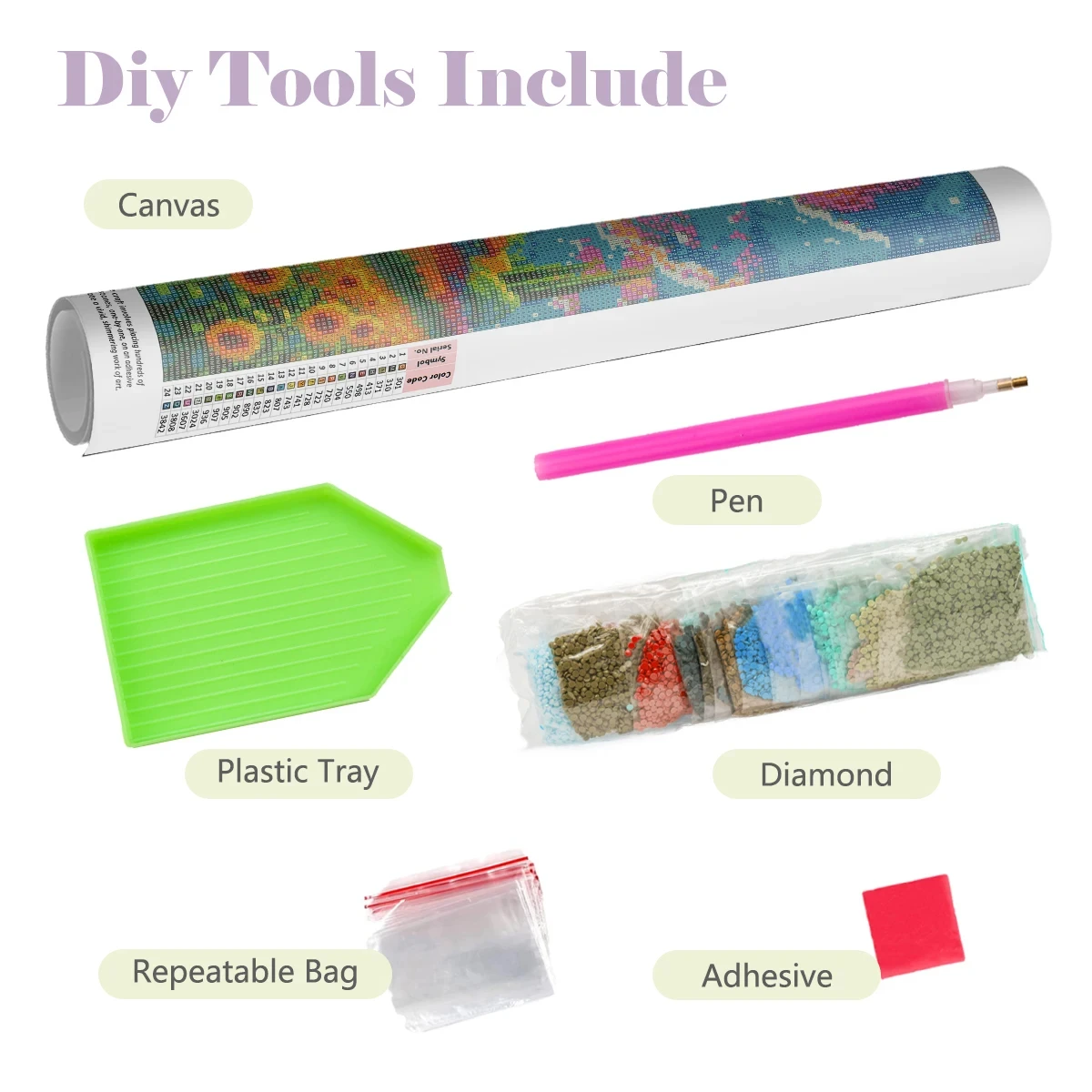 5D DIY Elmas Boyama Kiti Karan - Queen Art Craft incelemesi ve fiyatı