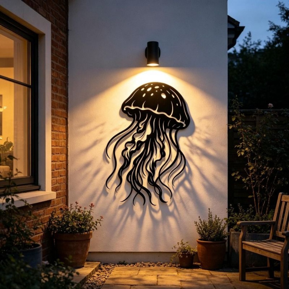 CIFBUY Metal Duvar Sanatı Deni - Art Craft Jellyfish incelemesi ve fiyatı