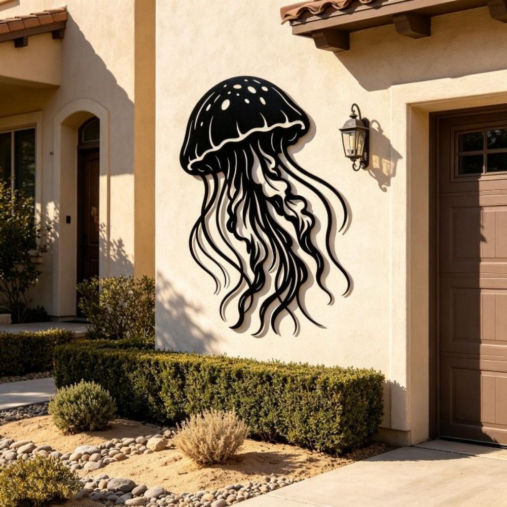 CIFBUY Metal Duvar Sanatı Deni - Art Craft Jellyfish incelemesi ve fiyatı